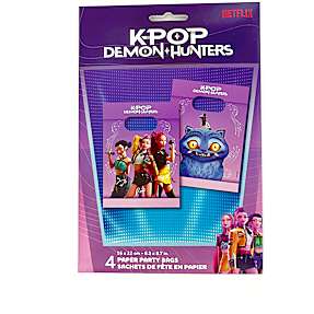 K-POP Demon Hunters papirs poser 4 stk.