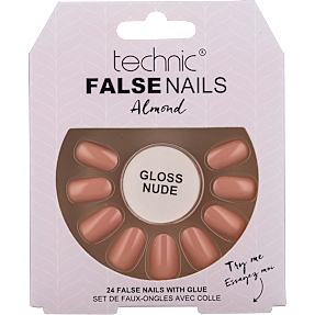 Kunstige negle Gloss Nude
