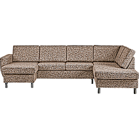 Rom Nordic venstrevendt U-sofa - taupe