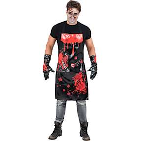 Halloween slagter kostume str. 180