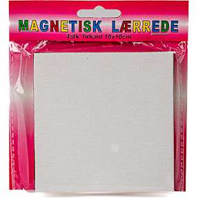 Mangnetisk lærrede 10x10 cm