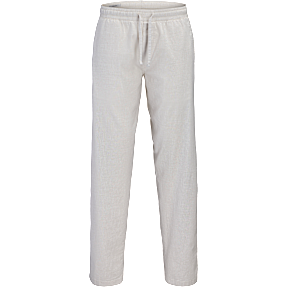 JJ REBEL herre bukser i hørblanding str. 2XL - beige