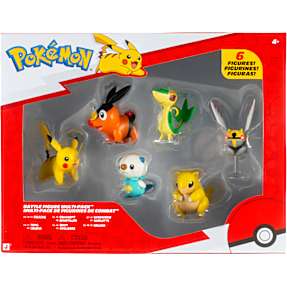 Pokemon battle figure 6 pack