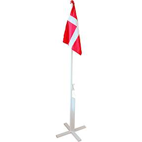 Salling gulvflag med træfod 150 cm - Dannebrog