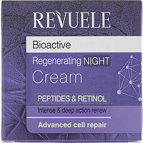Regenerating natcreme m. peptider og retinol