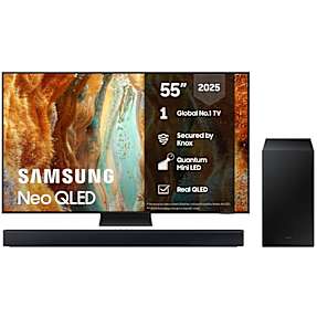 Samsung TV 55" TQ55QN70F + HW-B46CF Soundbar