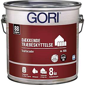 Gori 605 dækkende træbeskyttelse 2,5 liter - stengrå