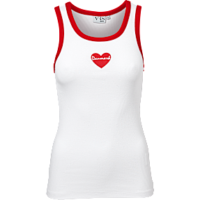 VRS dame rib tanktop str. L - hvid