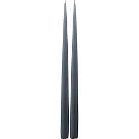 Windsor hånddyppede stagelys 39 cm 2-pak - antikgrøn