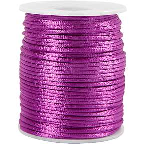 Creotime satinsnor 50 meter - lilla