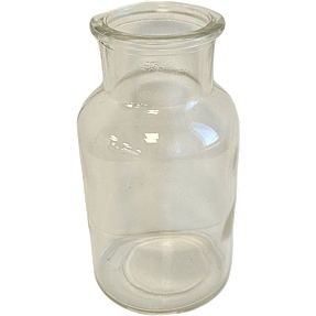 Glasvase H: 12,3 cm - klar