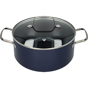 Blue Diamond gryde med låg - 4,9 liter