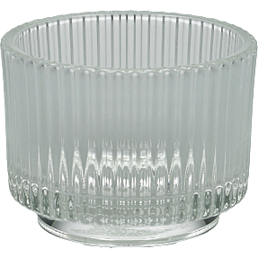 Fyrfadsstage H7,5 cm - Klar