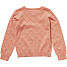 VRS børne strik cardigan str. 110/116 - orange