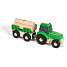 BRIO traktor med vogn og tømmer 33799