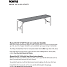 HORTUS bænk 123 cm - Nonwood