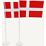 Bordflag med plastfod