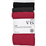 VRS 3-pak strømpebukser str. L/XL - sort/rød/grå