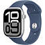 Apple Watch S10 Cell 46 mm M/L - Silver Aluminium Sport Band