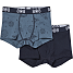 808 børne 2-pak boxershorts str. 2 år - blå