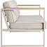 Ohio 3-personers loungesofa - sandy grey
