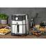 OBH Nordica Easy Fry & Grill Classic+ airfryer 2-i-1 - sølv 1550 W