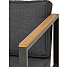Ohio 3-personers loungesofa - Antracit