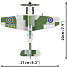 Cobi WWII Supermarine Spitfire Mk. XVI Bubbletop fly 5865