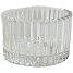 Fyrfadsstage H: 4,2 cm - klar