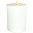 LED lys Real flame Ø7,5x10 - hvid
