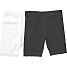 VRS børne 2-pak shorts str. 98/104 - sort/hvid