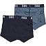 808 børne 2-pak boxershorts str. 2 år - blå