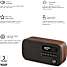 VQ Dexter DAB+/FM radio - valnød