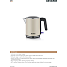 Severin elkedel WK 9577 1 liter - sort/beige