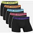Marathon herre 5-pak tights str. XL - sort