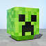 Minecraft Creeper lampe - grøn