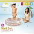INTEX 3-rings oppustelig babypool 56 liter - blomster