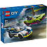 LEGO City Biljagt med politi og muskelbil 60415