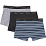 VRS teen 3-pak boxershorts str. 146/152 - blå/sort/grå
