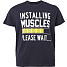 VRS herre T-shirt str. 5XL - mørkeblå