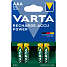 Varta Recharge Accu Power 4-pak AAA 550mAh genopladelige batterier