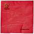 Windsor ensfarvede servietter 40x40 cm 20-pak - Rubinrød