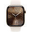 Apple Watch S10  Cell 46 mm S/M - Gold Titanium Sport Band
