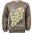 VRS børne sweatbluse str. 122/128 - brun