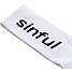 Sinful sokker med logo str. 39/44 - hvid