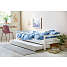 Spiloppe sofaseng 90x200 cm - hvid