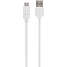 Teccus USB-C/USB 2.0 kabel 1,2 meter - hvid