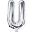 Folieballon 33 cm "U" - flere varianter - assorteret