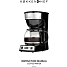 Køkkenchef kaffemaskine med timer - sort