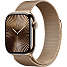 Apple Watch S10 Cell 42 mm - Gold Titanium Milanese Band